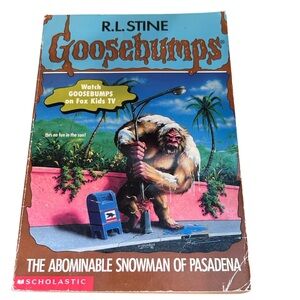 Goosebumps #38 The Abominable Snowman Of Pasadena True 1st Print 1995 1st Ed